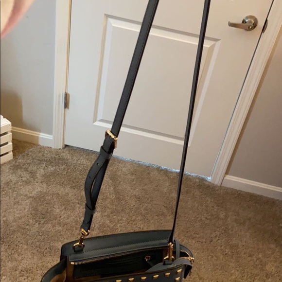 Michael Kors navy blue purse - Picture 3 of 4